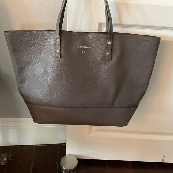 Cole Haan grey tote - Picture 1 of 6